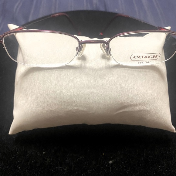 New - Red COACH Optical Frames - Picture 1 of 9